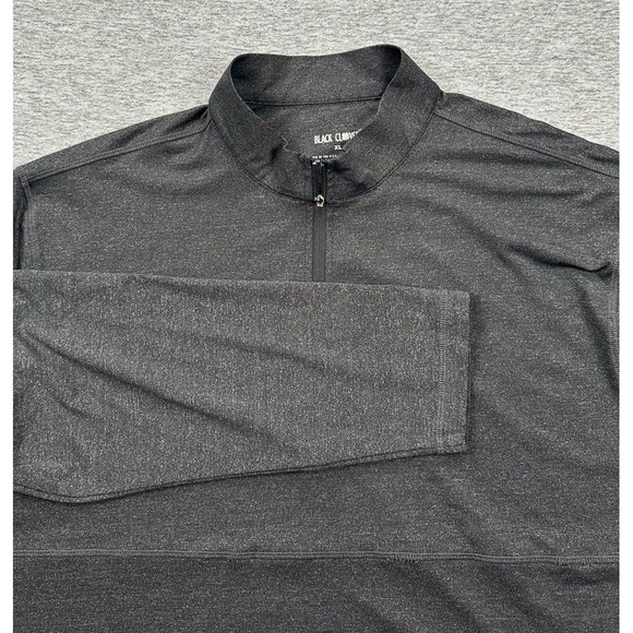 Black Clover Golf Pullover Mens XL Gray 1/4 Zip Long Sleeve Performance Stretch - Picture 1 of 8